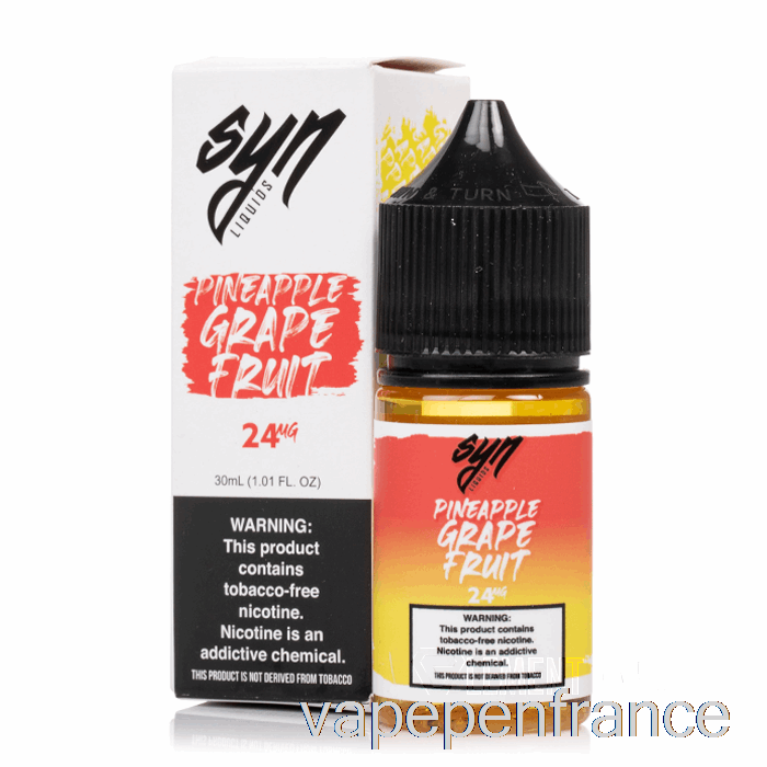 Ananas Pamplemousse - Sels Synthétiques - 30 Ml 24 Mg Stylo Vape